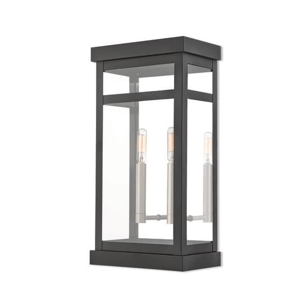 Livex Lighting Hopewell 2 Light Black Outdoor Wall Lant 20704-04 - main